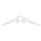 Ekena Millwork Pitch Vienna Architectural Grade PVC Gable Pediment, 72"W x 18"H x 1"P (6/12) GPP072X018X100VIE - alternate 2